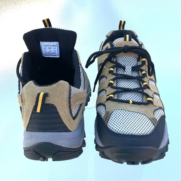 G.H. Bass & Co.® Colorado Black and Tan Low Top Hiking Shoes ~ Men’s Size 13 - Picture 8 of 9